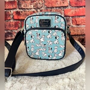Loungefly Disney 101 Dalmatians Puppies AOP Crossbody Bag - BoxLunch Exclusive